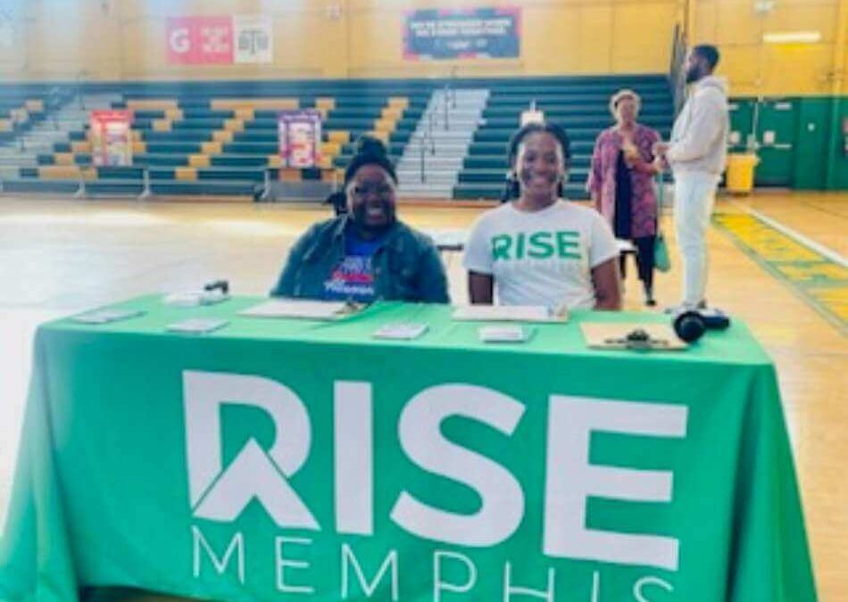 RISE Memphis partners with the Shelby County Trustees Office and the Memphis CRA, hosting the “On My Own” (OMO) financial simulation experience at Booker T. Washington High